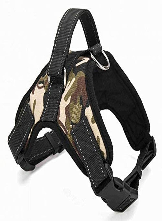 KittuPet Dog Harness, Adjustable Dog Body Belt for Large Small Medium Dogs and cat Rabbit All Breeds Animal (Large, Army) - Image 1